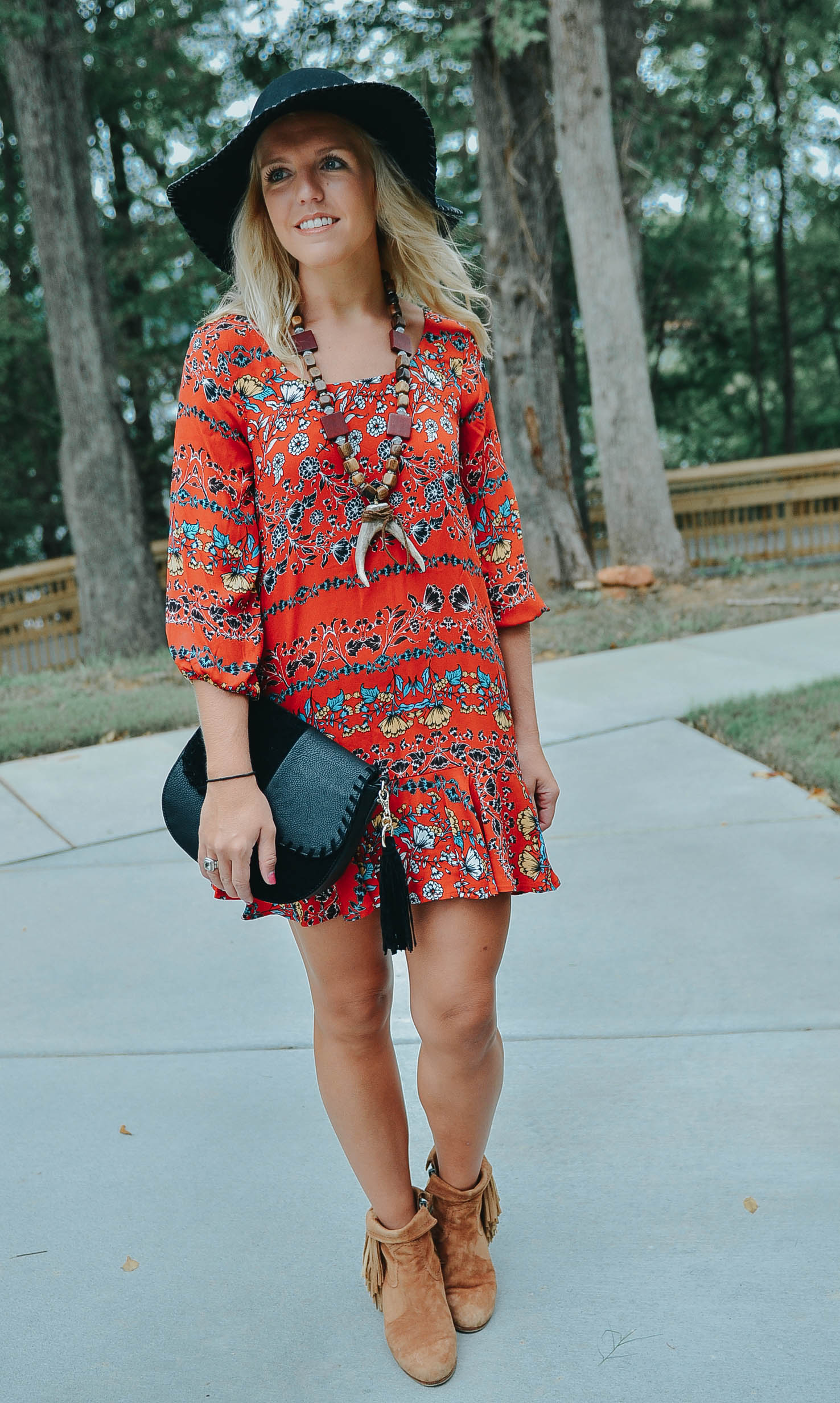 Boho Floral Dress