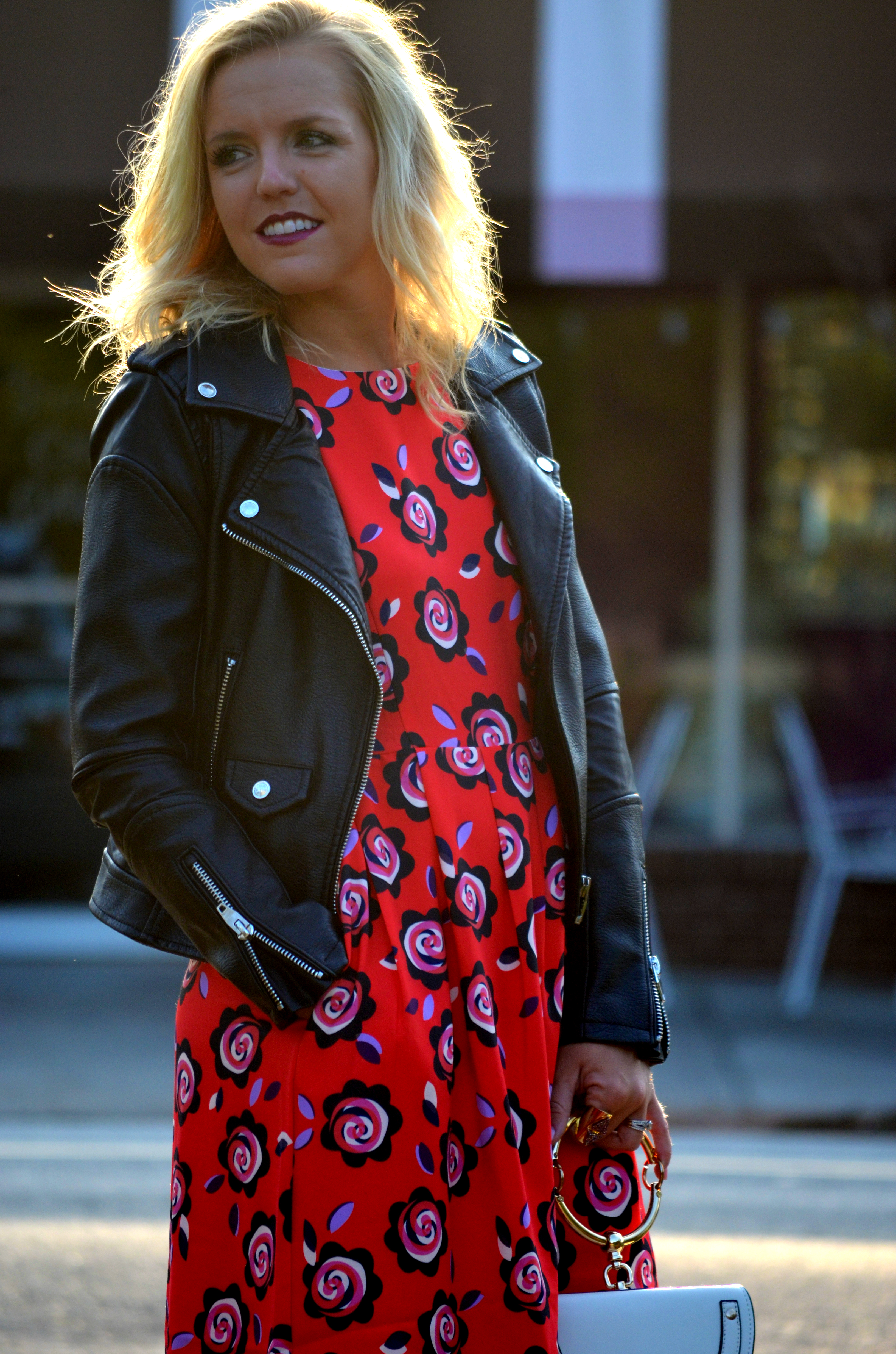 floral printed dress