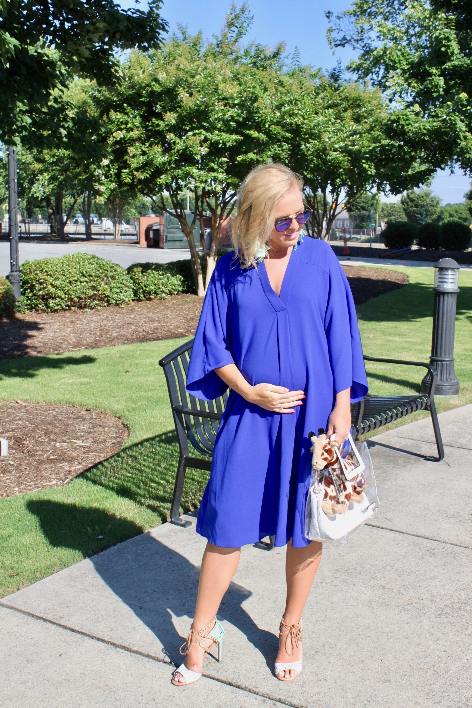 Rent the runway shift dress - Reese's Hardwear Bump Friendly Style