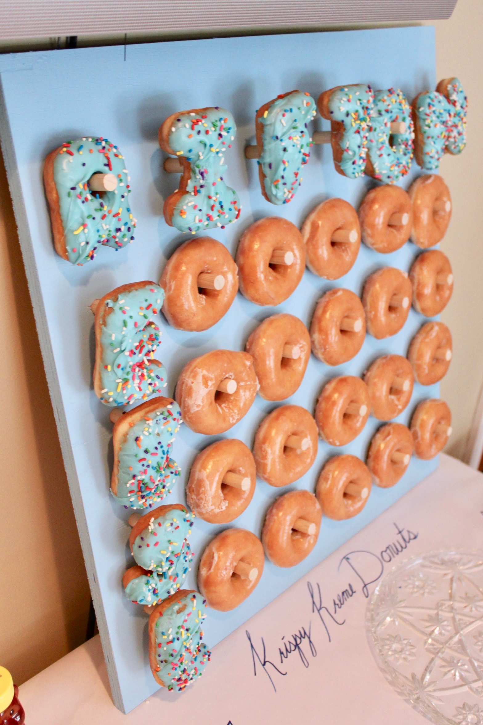 Baby Shower Donut Wall - Reese's Hardwear