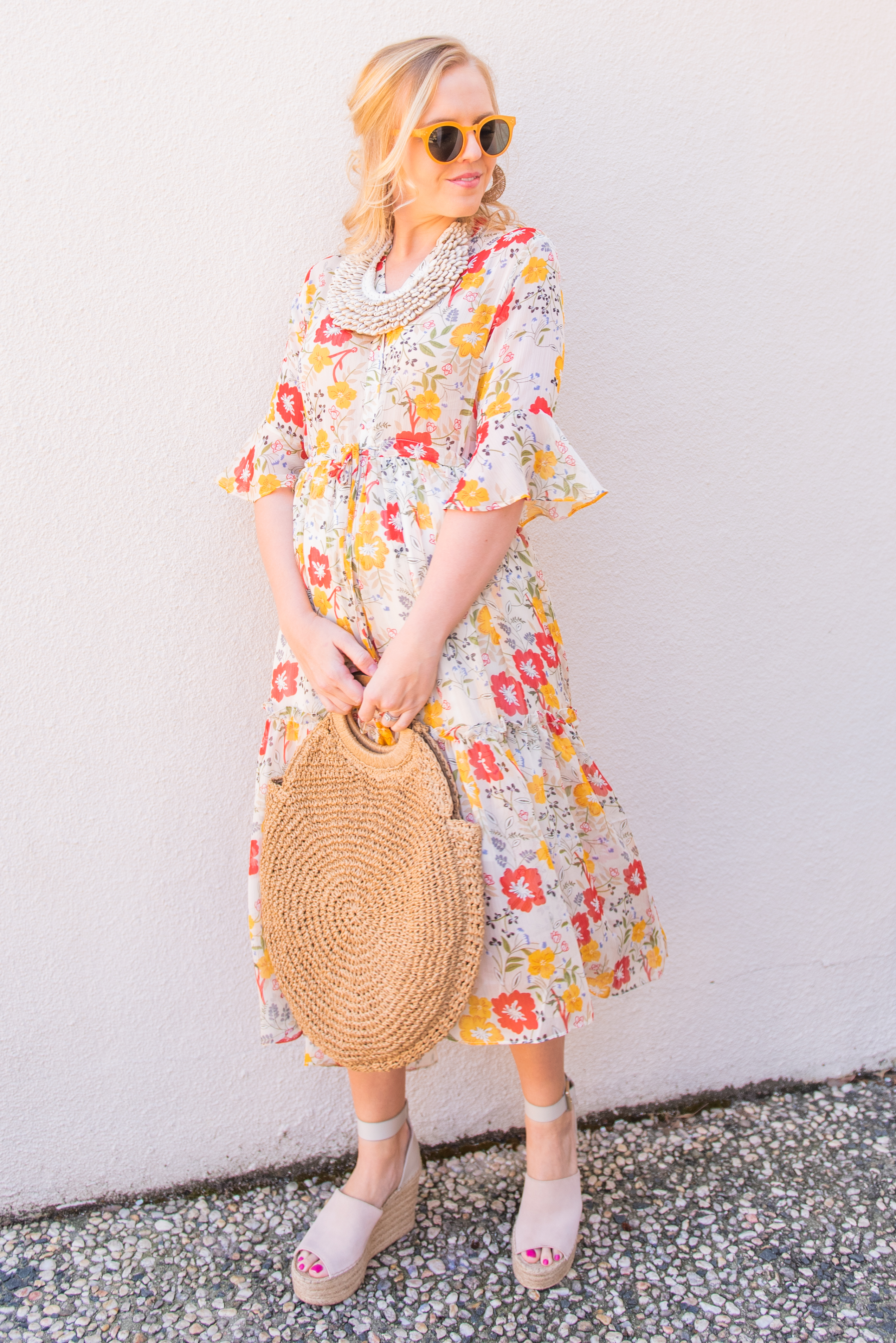 Floral Dress Two Ways for Twosday on Reese's Hardwear