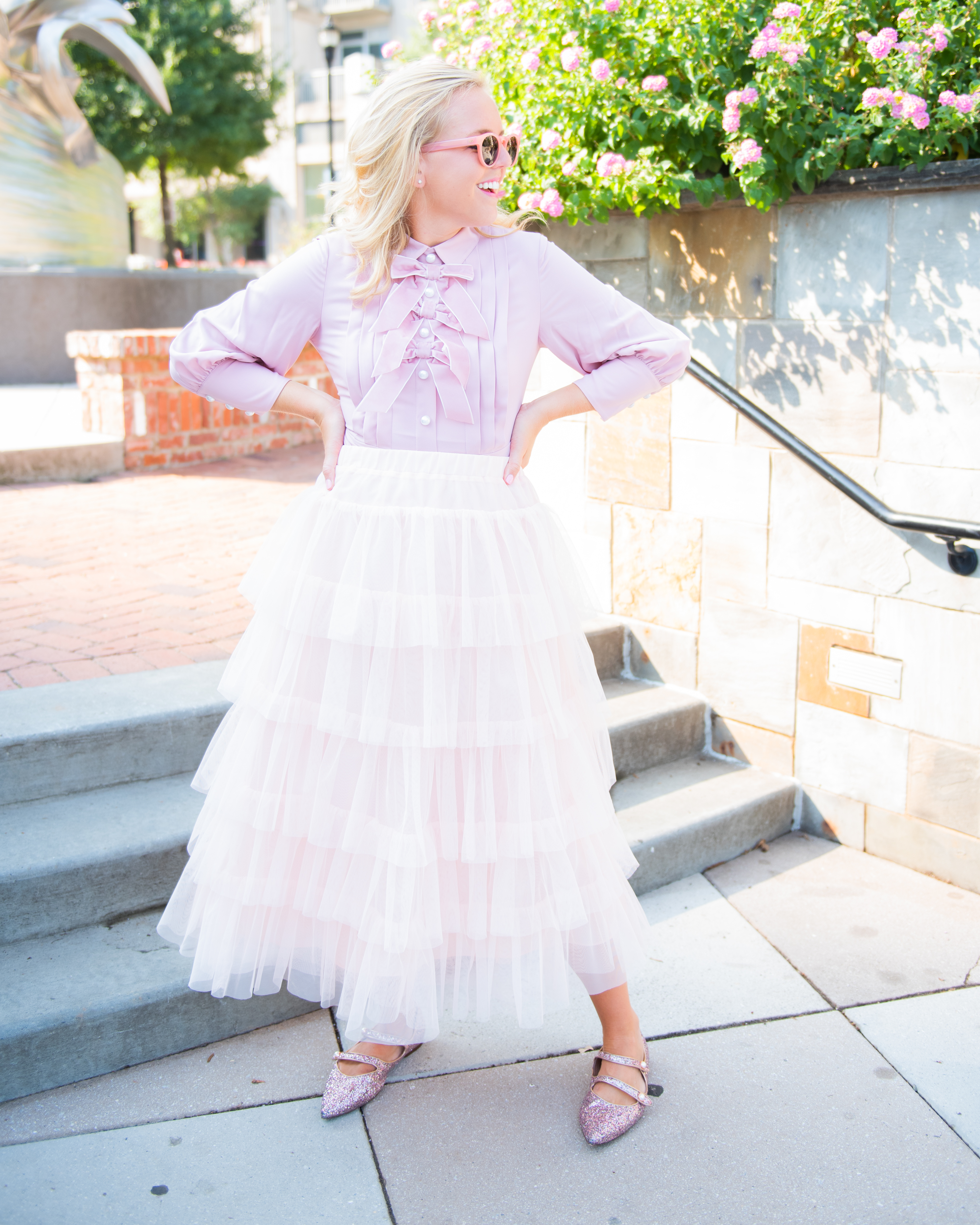 Pink Bow Dress Two Ways