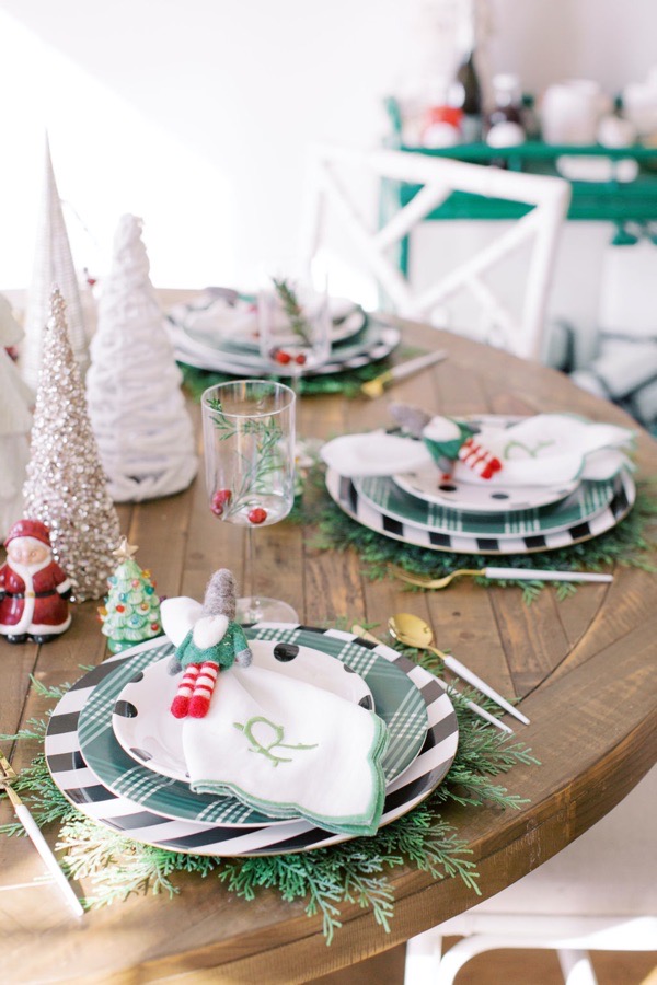 Christmas Tablescape Idea on Reese's Hardwear